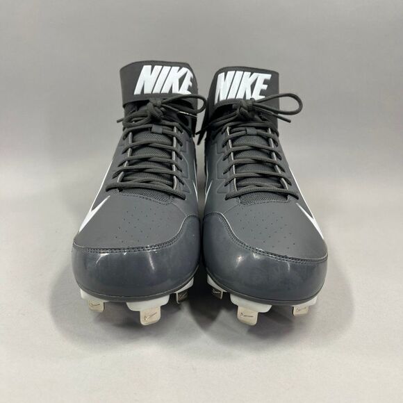 Nike Huarache Strike Mid Baseball Cleats Men\'s Size 16 Grey‎ Metal Performance main image 6